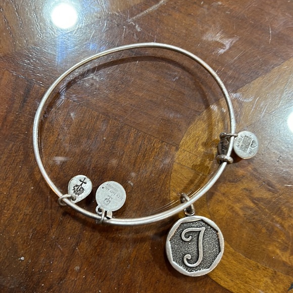 Alex and Ani Initial J bracelet - Picture 3 of 4